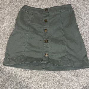 CUTE ARMY GREEN SKIRT